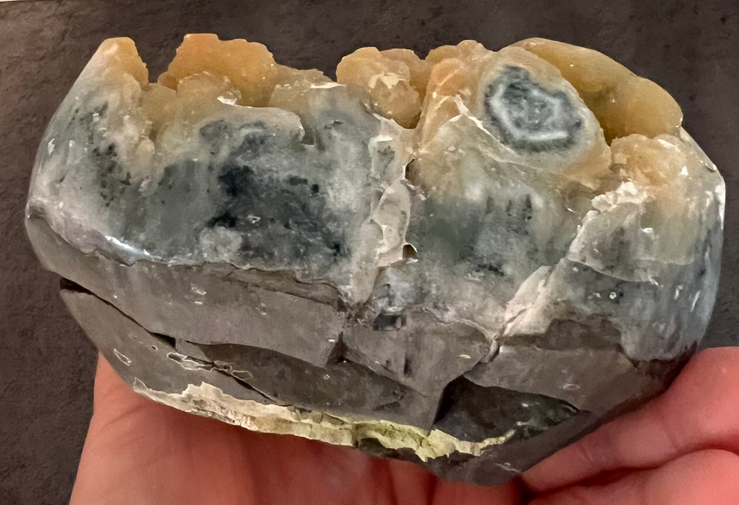 Yellow Amethyst Geode (S)