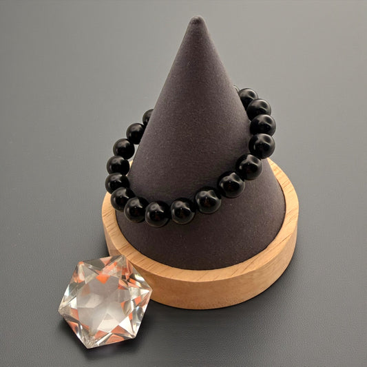 Rainbow Sheen Obsidian Crystal Beaded Bracelets (10mm)