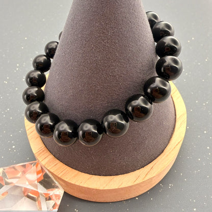 Rainbow Sheen Obsidian Crystal Beaded Bracelets (10mm)