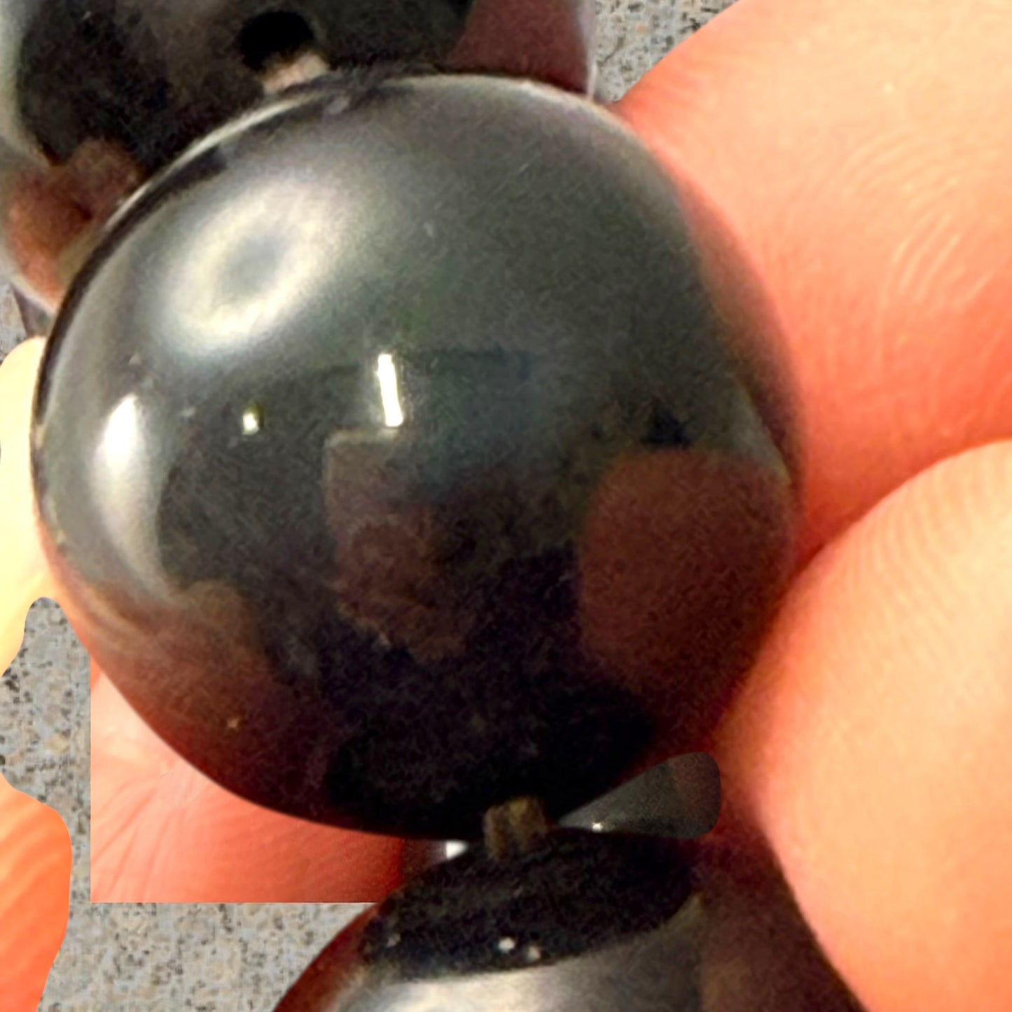 Rainbow Sheen Obsidian Crystal Beaded Bracelets (~16 mm)