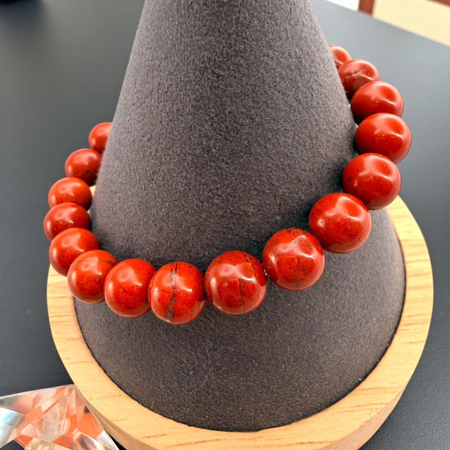 紅碧玉串珠手鍊