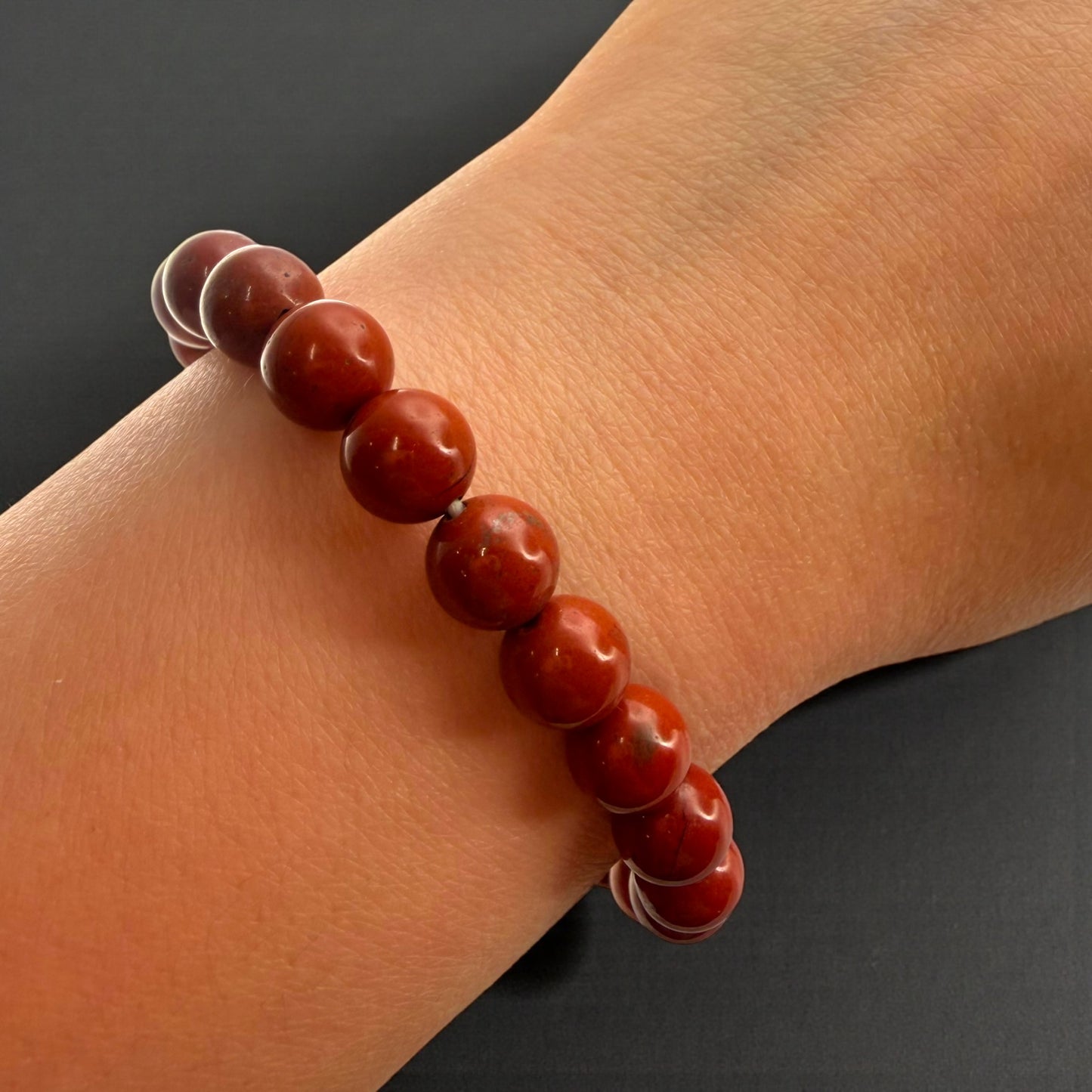 紅碧玉串珠手鍊