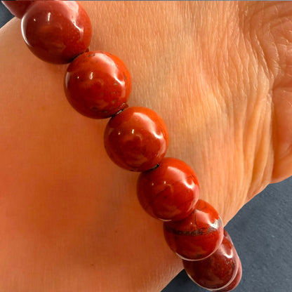 紅碧玉串珠手鍊
