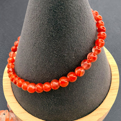 紅瑪瑙串珠手鍊