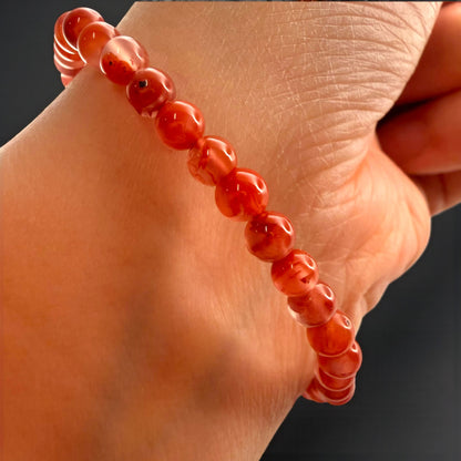 紅瑪瑙串珠手鍊