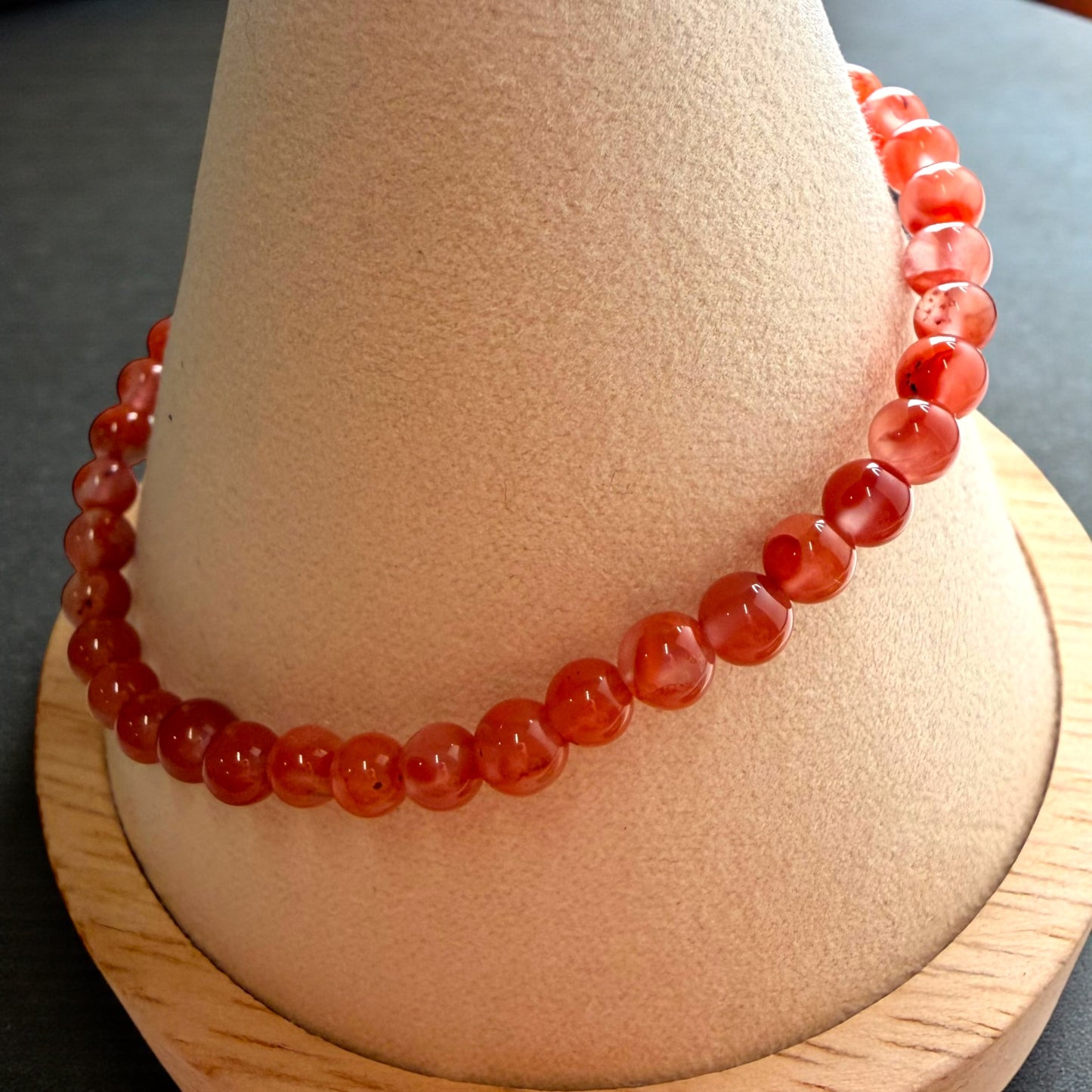 紅瑪瑙串珠手鍊