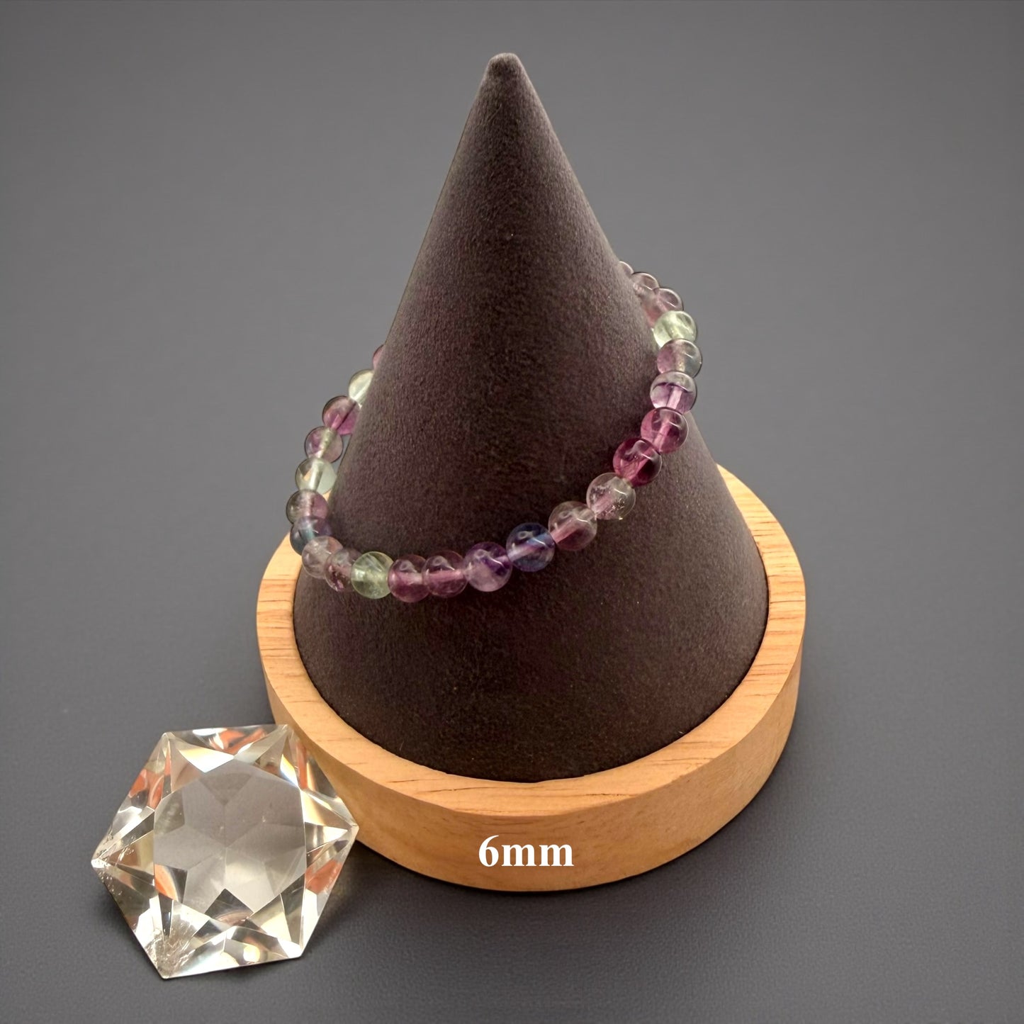 Candy Fluorite Crystal Beaded Bracelet, Premium