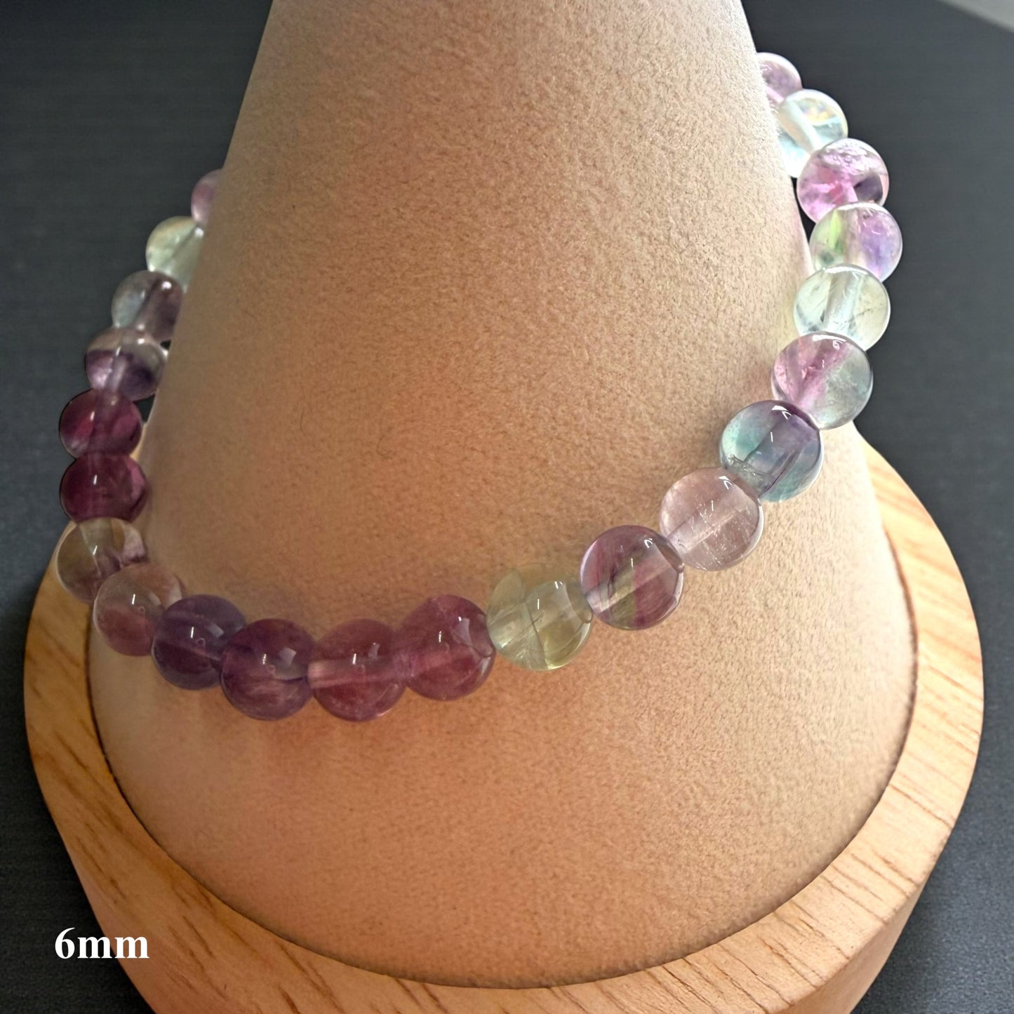 Candy Fluorite Crystal Beaded Bracelet, Premium