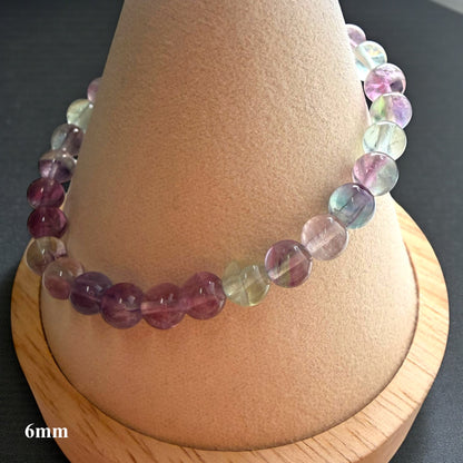 Candy Fluorite Crystal Beaded Bracelet, Premium