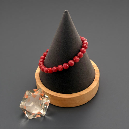 Russian Rhodonite Crystal Beaded Bracelets