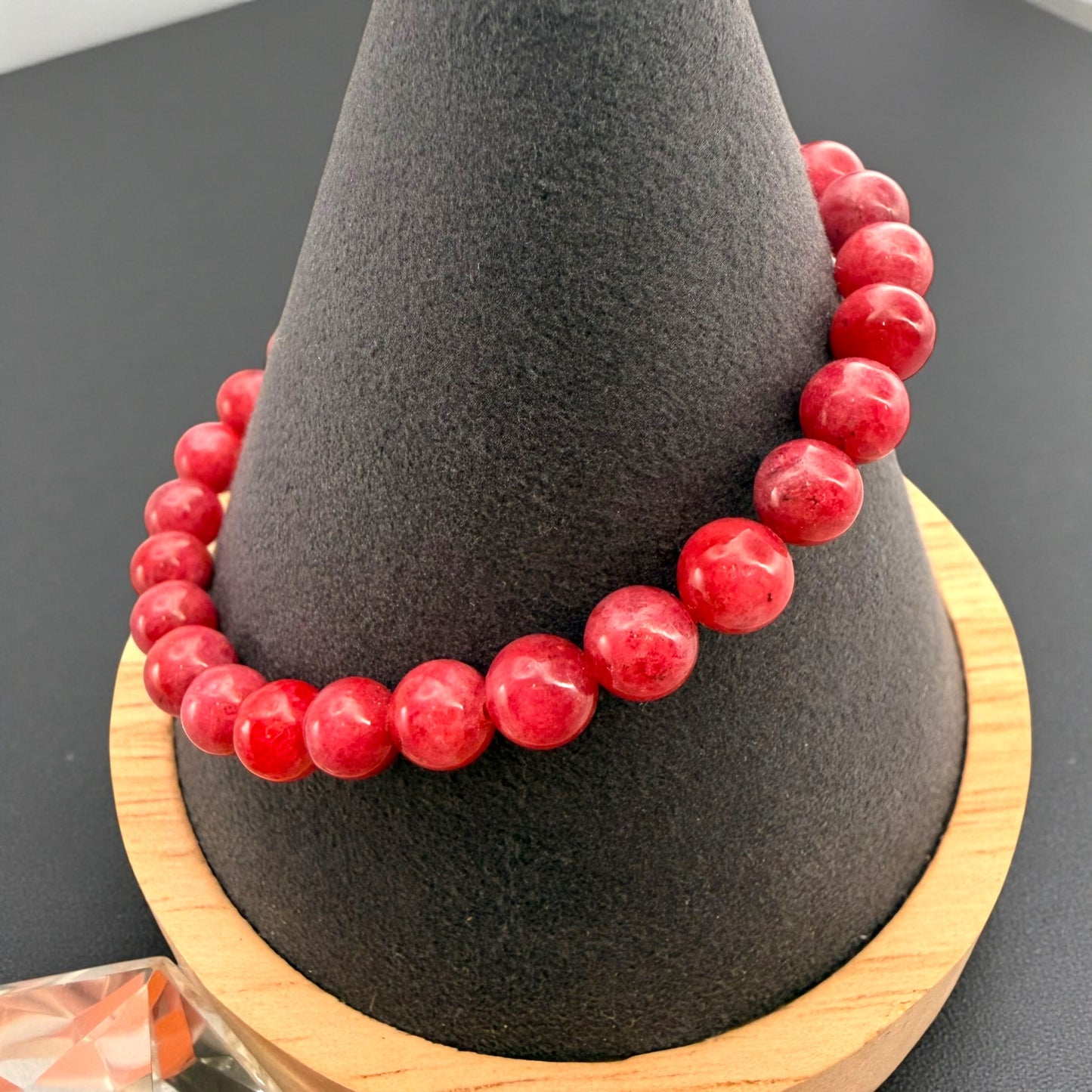 Russian Rhodonite Crystal Beaded Bracelets