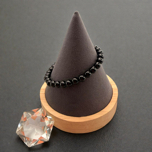 AAA級黑碧璽水晶串珠手鍊