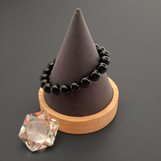 Black Obsidian Crystal Beaded Bracelets