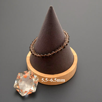 Smoky Quartz Crystal Beaded Bracelet