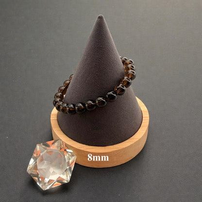Smoky Quartz Crystal Beaded Bracelet