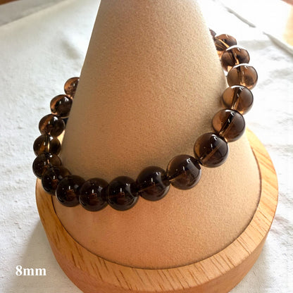 Smoky Quartz Crystal Beaded Bracelet