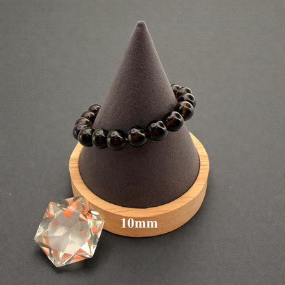Smoky Quartz Crystal Beaded Bracelet