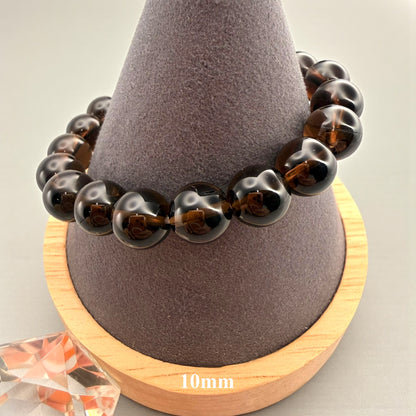 Smoky Quartz Crystal Beaded Bracelet