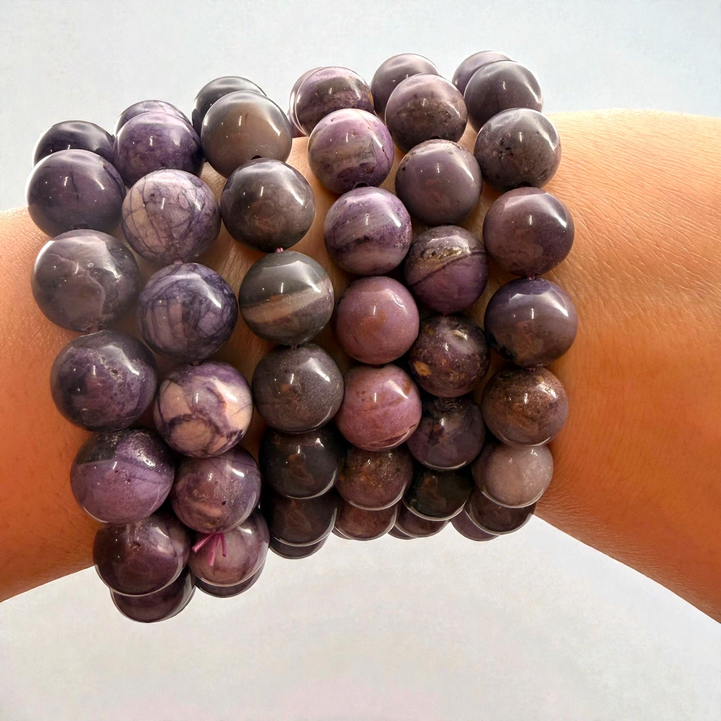 Tiffany Stone Crystal Beaded Bracelet