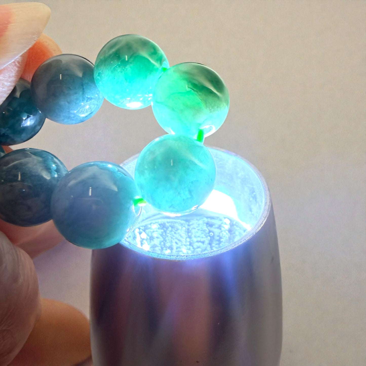 瓜地馬拉綠玉串珠手鍊