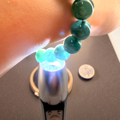 Premium Guatemalan Green Jade Beaded Bracelet