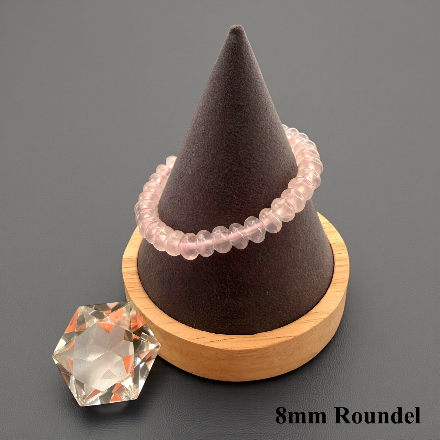 玫瑰石英串珠手鍊