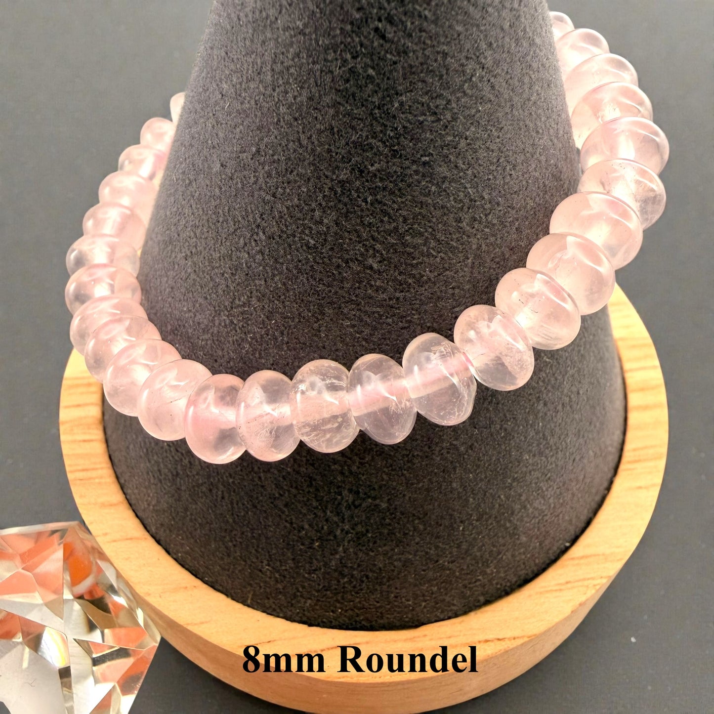 玫瑰石英串珠手鍊