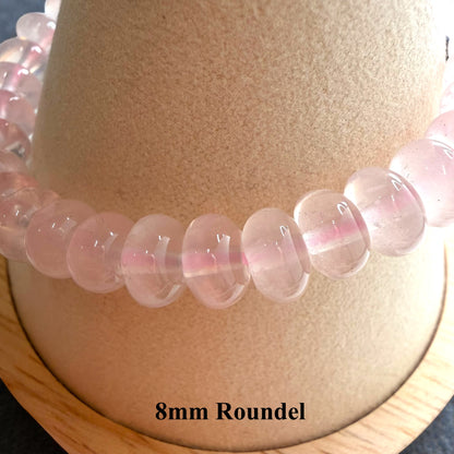 玫瑰石英串珠手鍊