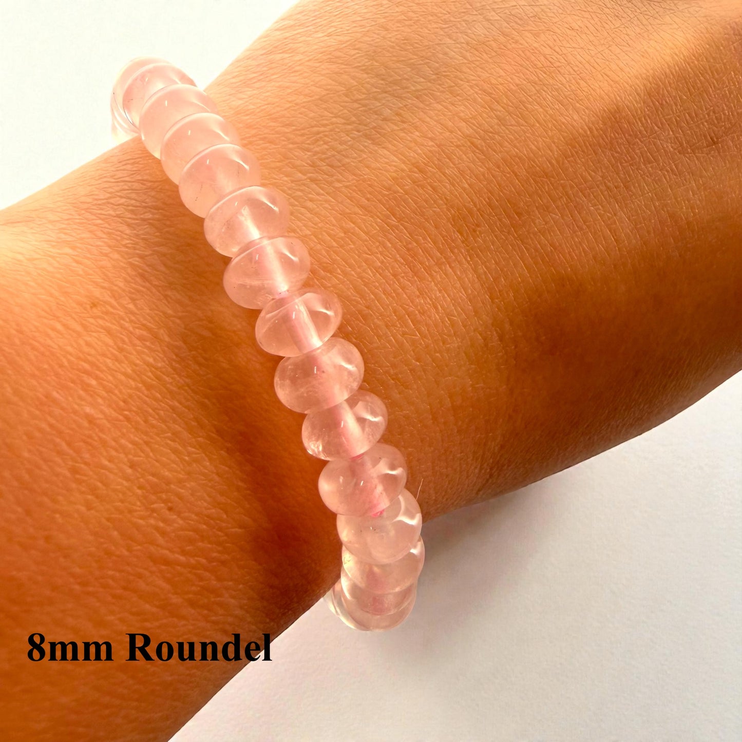 玫瑰石英串珠手鍊