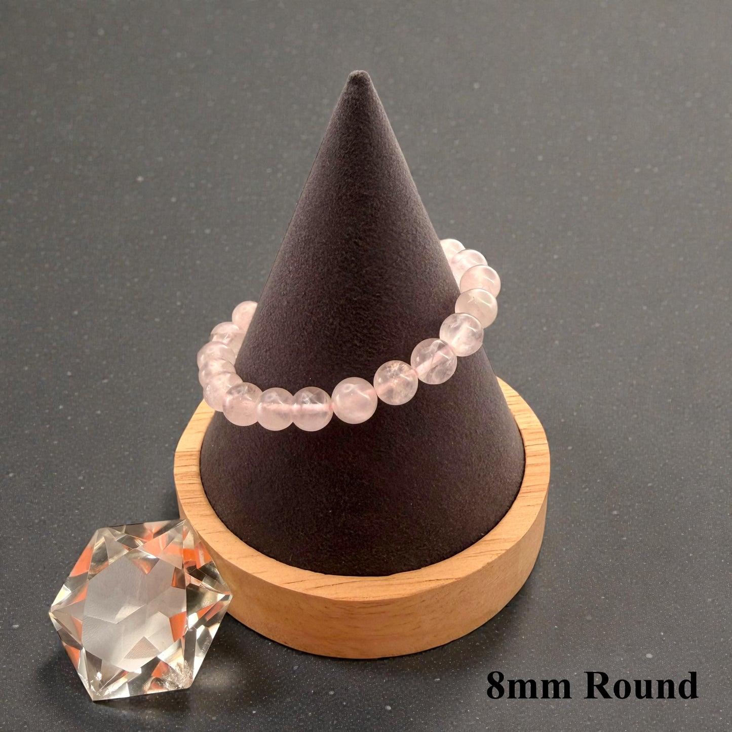 玫瑰石英串珠手鍊