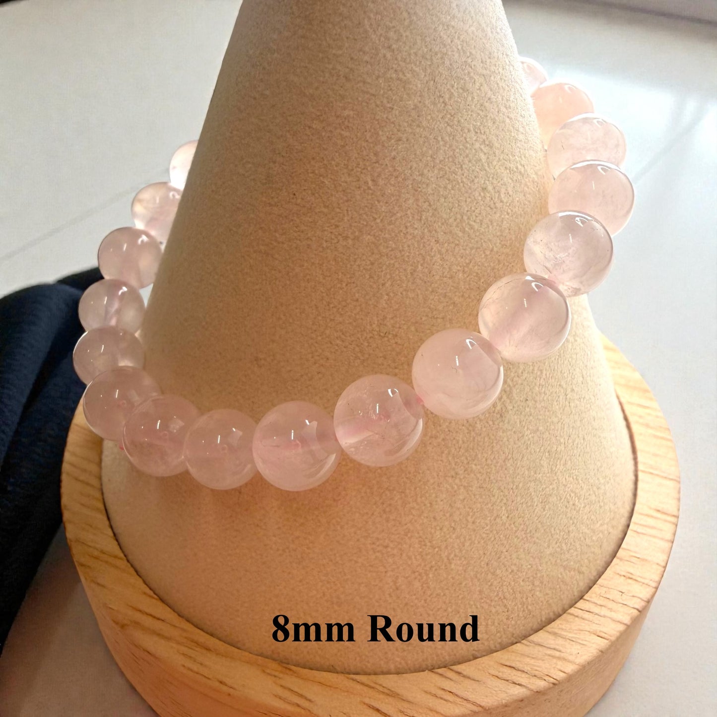 玫瑰石英串珠手鍊