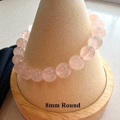 玫瑰石英串珠手鍊