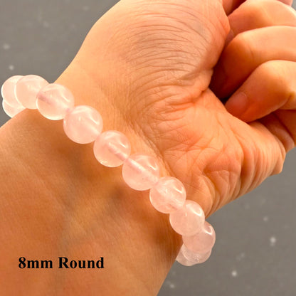 玫瑰石英串珠手鍊