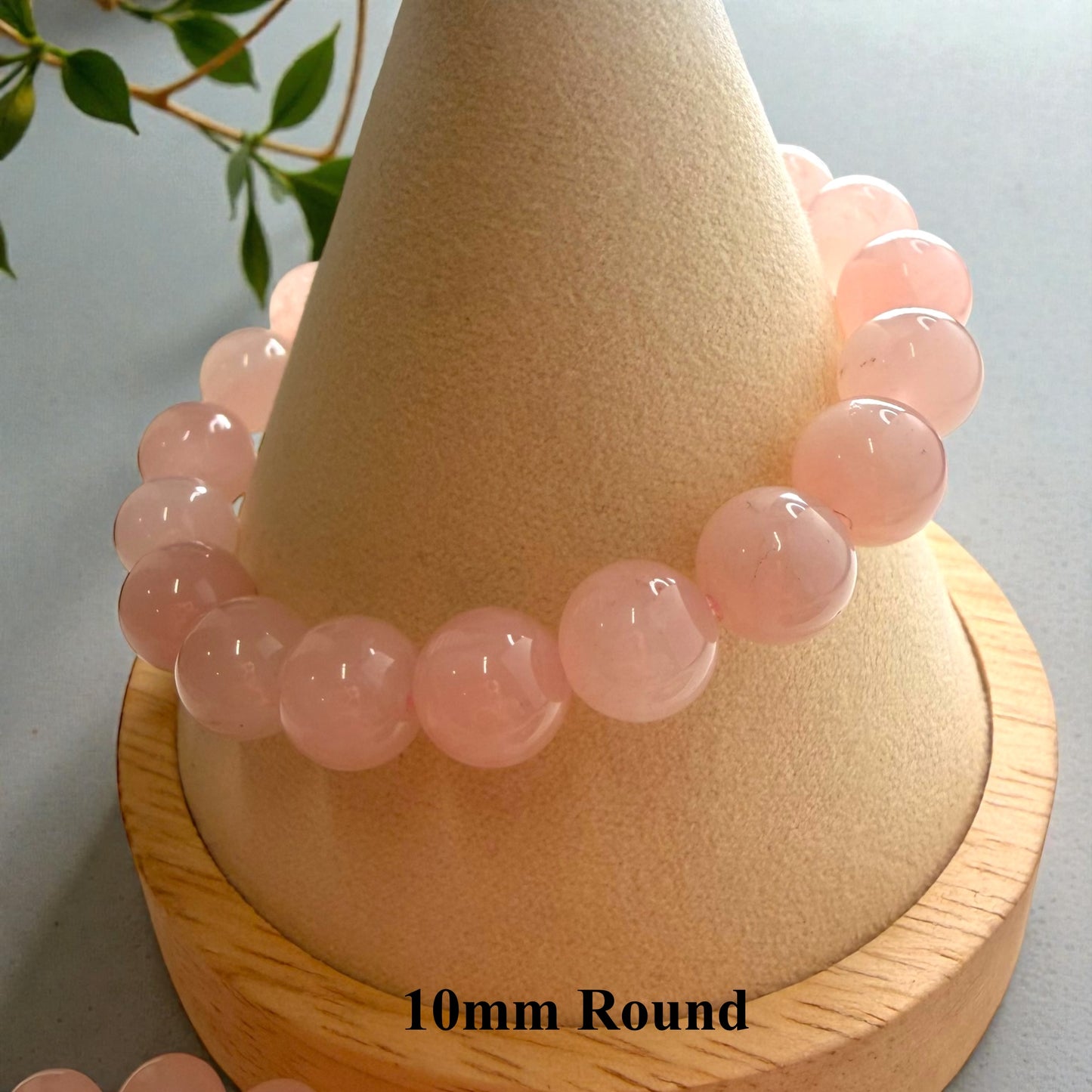 玫瑰石英串珠手鍊