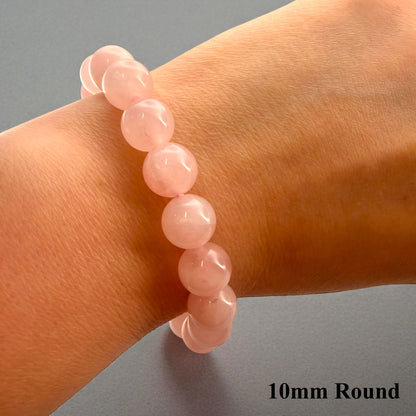玫瑰石英串珠手鍊