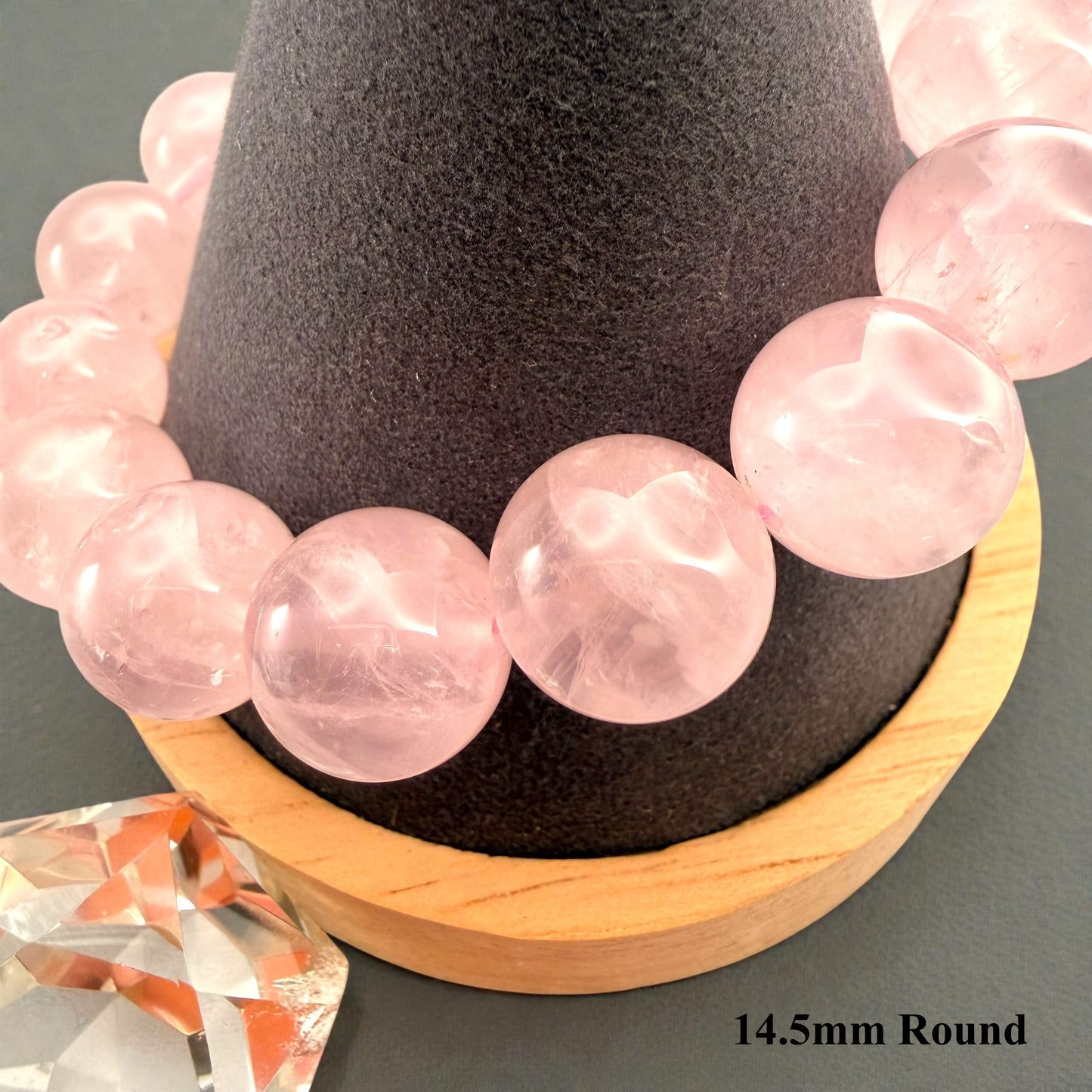 玫瑰石英串珠手鍊