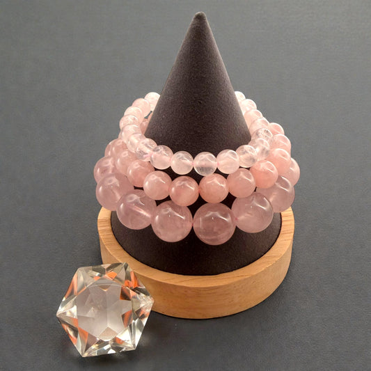 Rose Quartz Beaded Bracelets