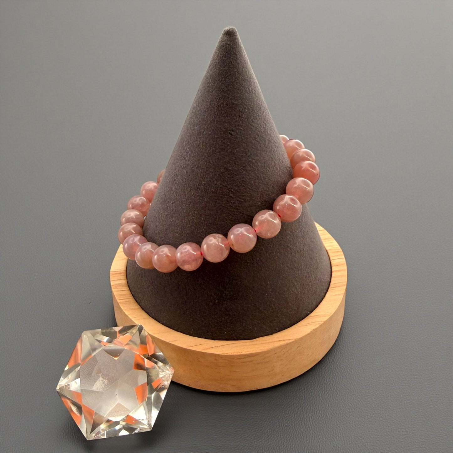 Lavender Rose Quartz Beaded Bracelets