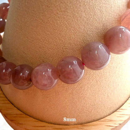 Lavender Rose Quartz Beaded Bracelets