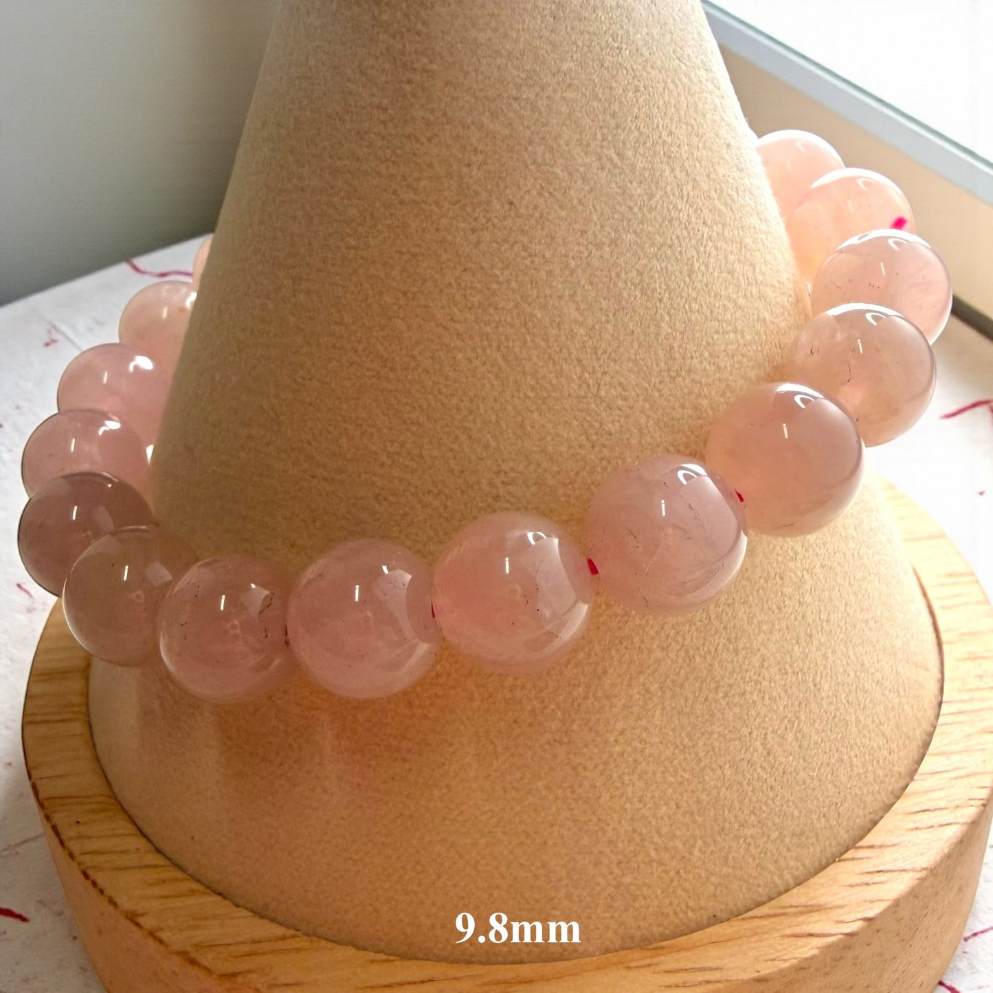 Lavender Rose Quartz Beaded Bracelets