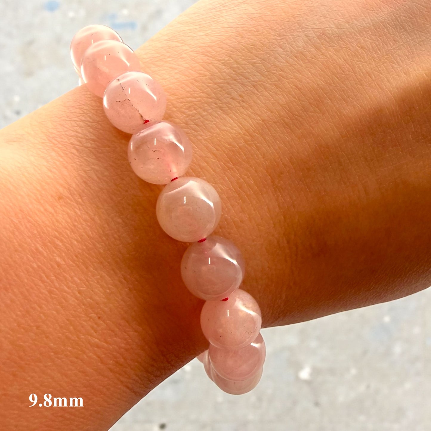 Lavender Rose Quartz Beaded Bracelets