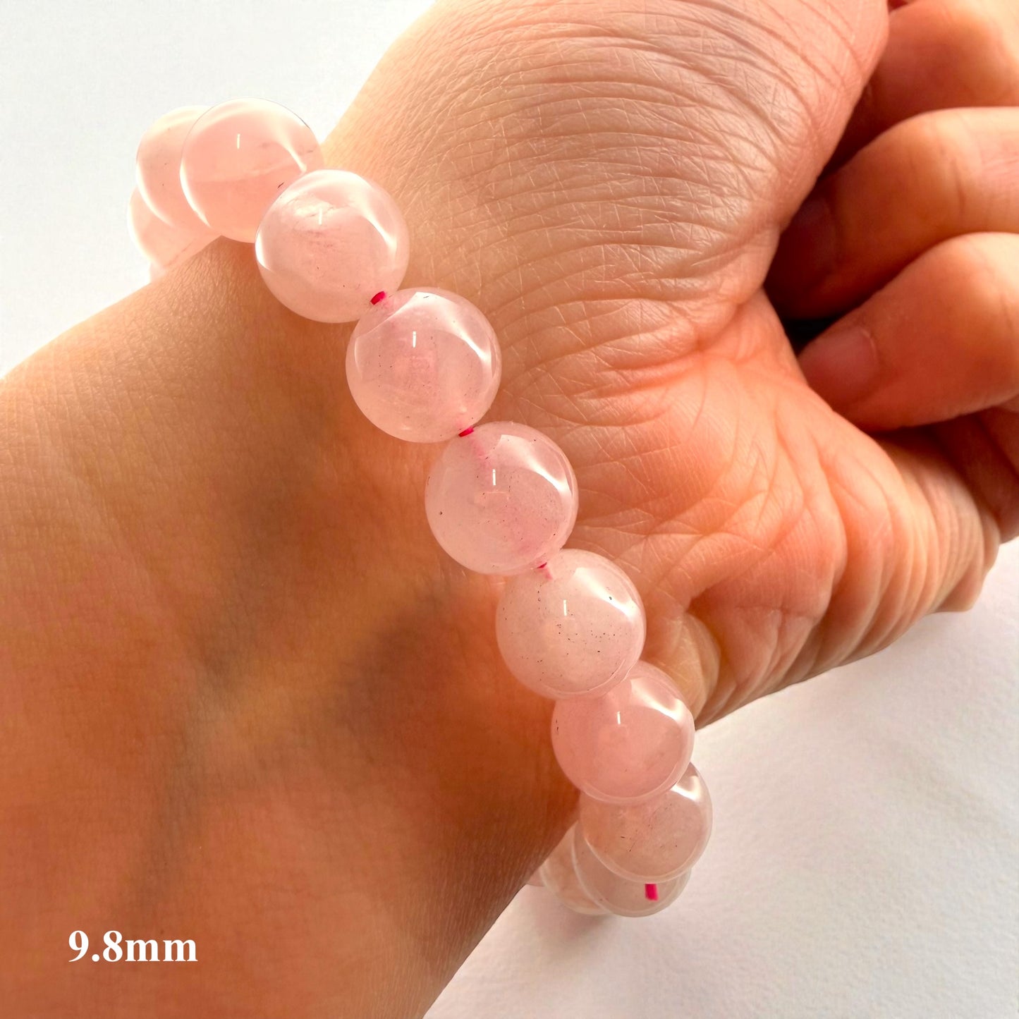 Lavender Rose Quartz Beaded Bracelets