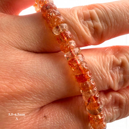 Premium Roundel Sunstone Beaded Bracelets