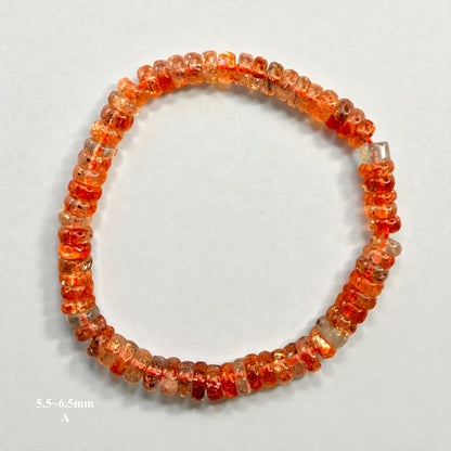 Premium Roundel Sunstone Beaded Bracelets
