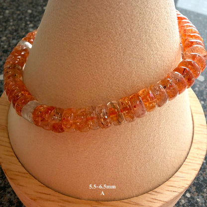 Premium Roundel Sunstone Beaded Bracelets