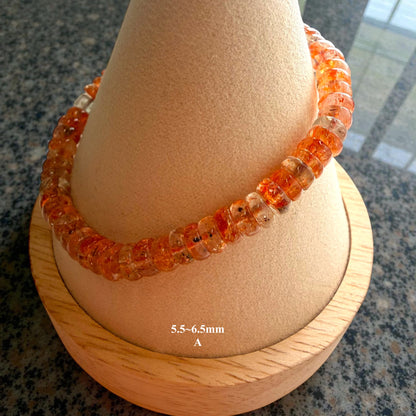 Premium Roundel Sunstone Beaded Bracelets