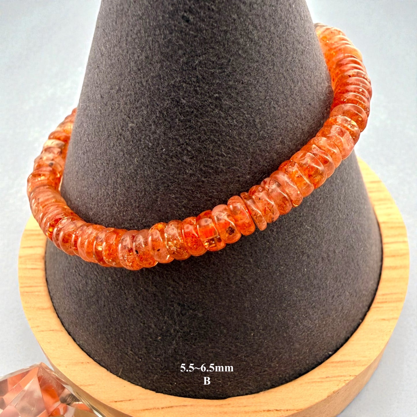 Premium Roundel Sunstone Beaded Bracelets