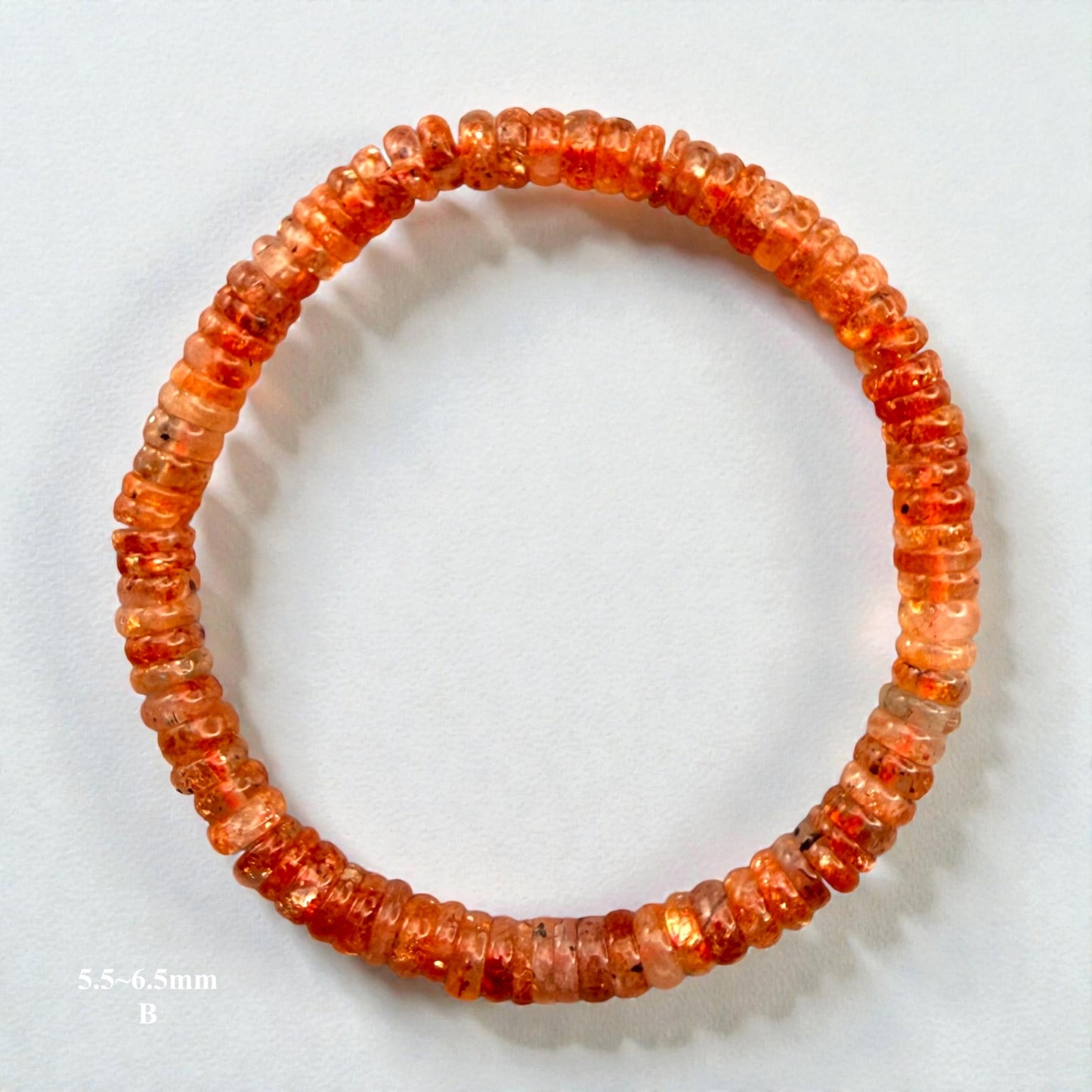Premium Roundel Sunstone Beaded Bracelets