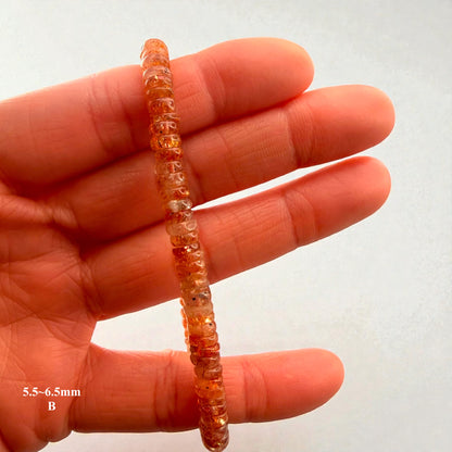 Premium Roundel Sunstone Beaded Bracelets