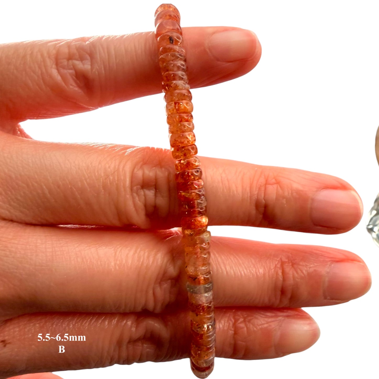 Premium Roundel Sunstone Beaded Bracelets